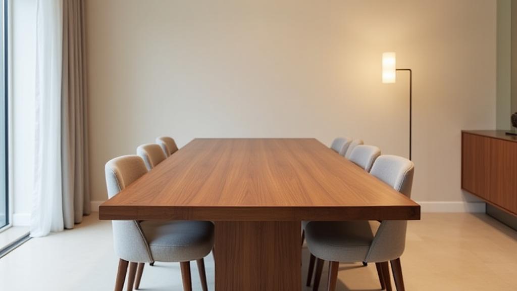 Valnød spisebord – et eksempel på elegant snedkerarbejde